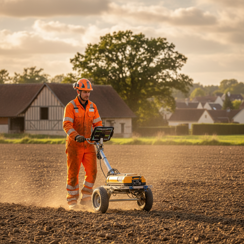 Détection de réseaux enterrés à Houdan : guide complet et services
