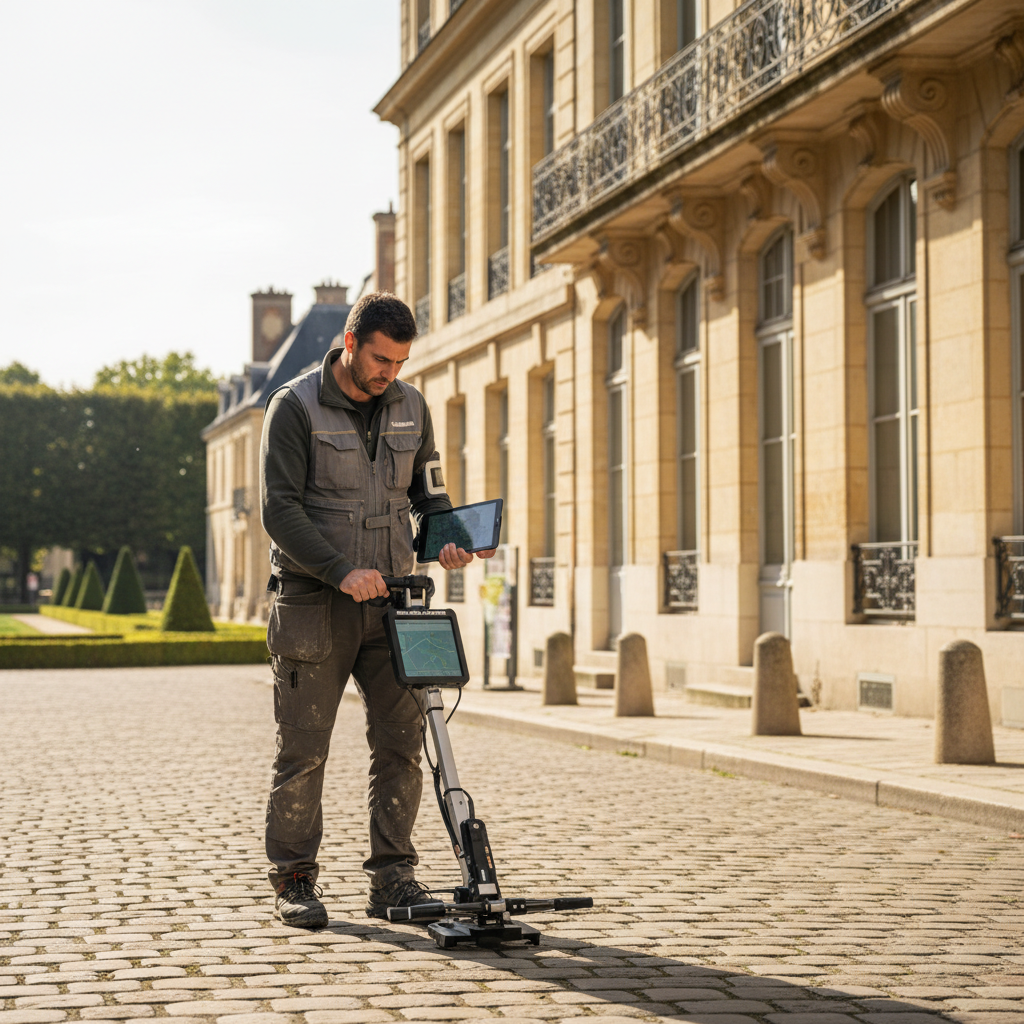 Détection de réseaux enterrés à Versailles : guide complet