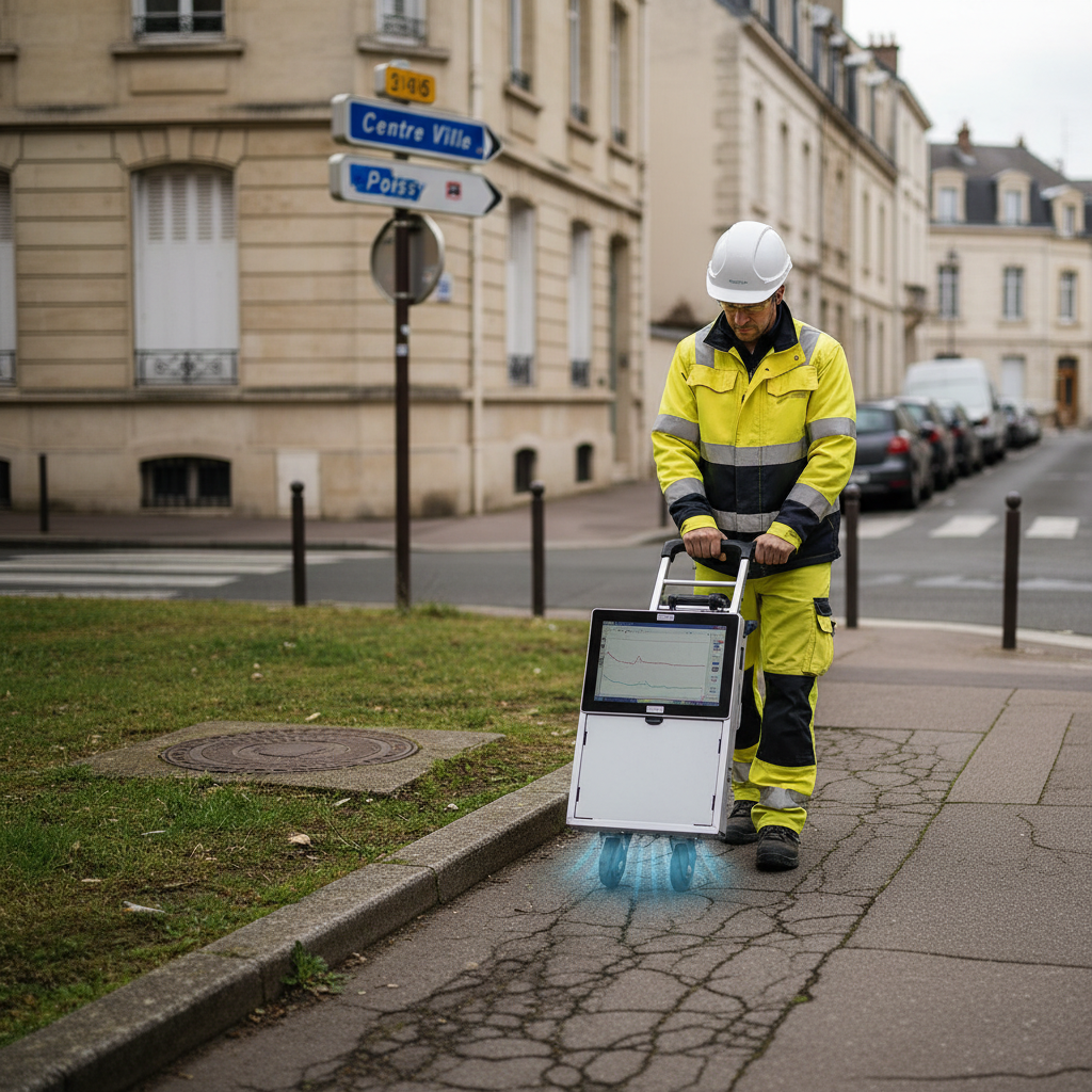 Détection de réseaux enterrés à Poissy : services professionnels