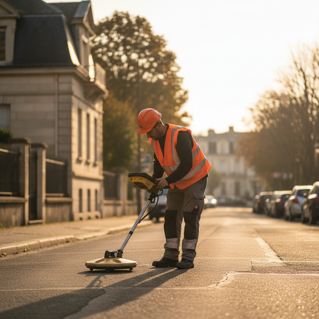 Détection de réseaux enterrés à Conflans-Sainte-Honorine