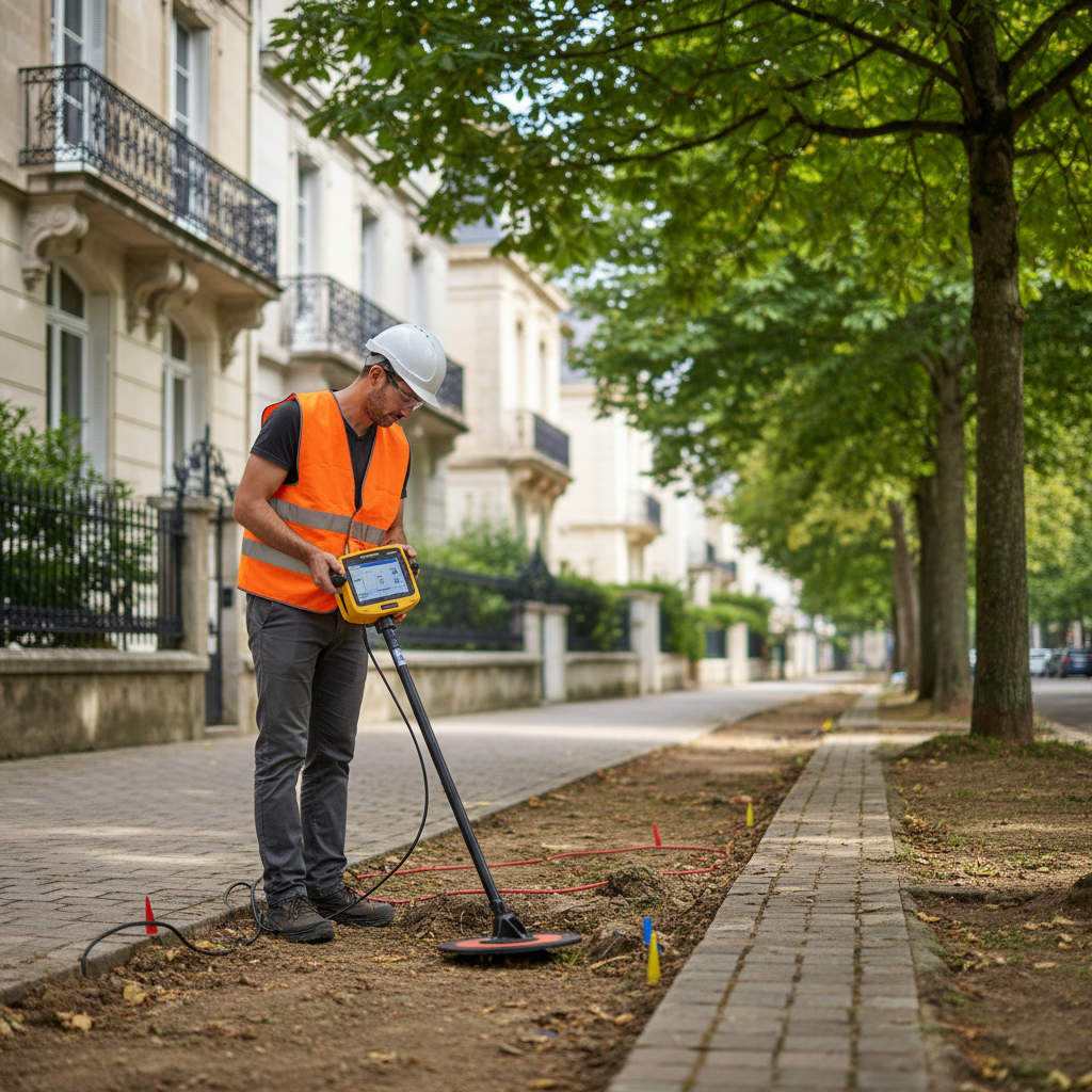 Détection de réseaux enterrés à Le Vésinet : guide complet et services