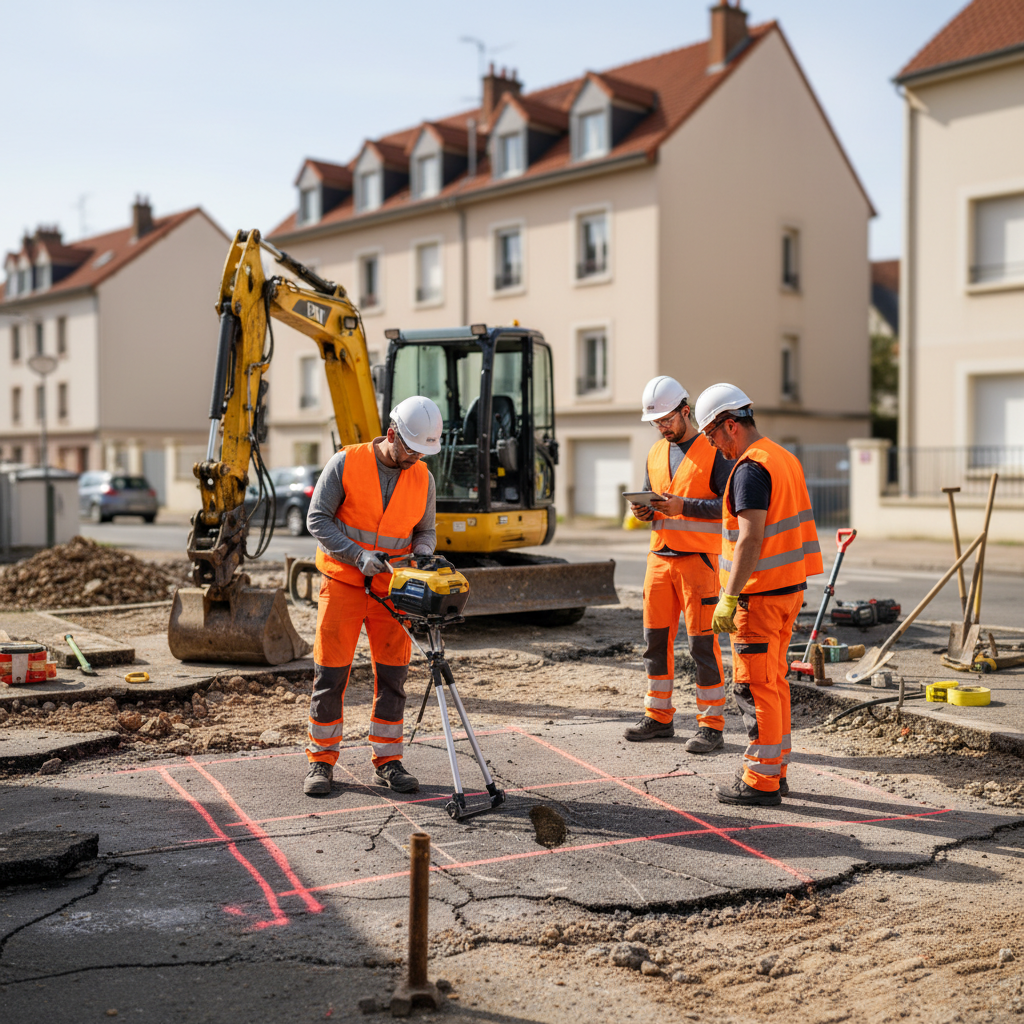 Détection de réseaux enterrés à Maurepas : Services experts 2026